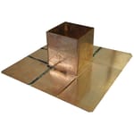 View Copper Pitch Pocket Flashing